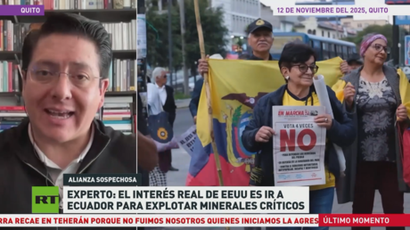Experto: El interés real de EE.UU. es ir a Ecuador para explotar minerales críticos