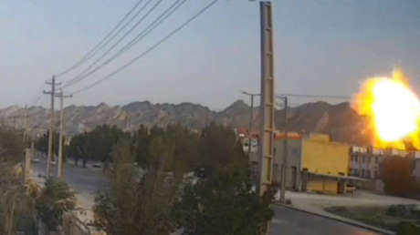 VIDEO: Momento exacto del ataque de un misil de EE.UU. contra civiles iraníes