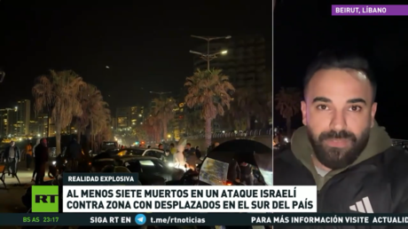 Al menos siete muertos en un ataque israelí contra zona con desplazados en Beirut
