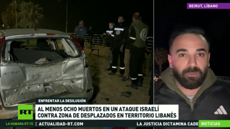 Al menos ocho muertos en un ataque israelí contra zona de desplazados en territorio libanés