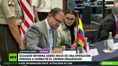 Ecuador y EE.UU. firman acuerdo para apoyo del FBI contra el crimen organizado