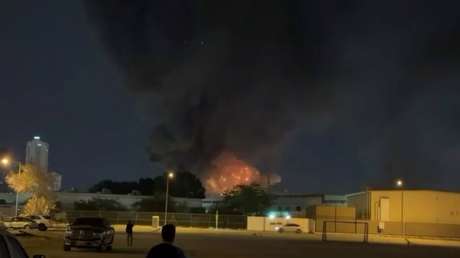 VIDEO: Dron kamikaze iraní impacta contra blanco estadounidense en Baréin