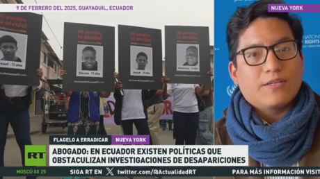 Abogado: En Ecuador hay políticas que obstaculizan la investigación de desapariciones