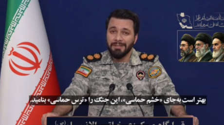 "Sería mejor llamar esta guerra 'Miedo Épico' en lugar de 'Furia Épica'": Portavoz de las Fuerzas Armadas iraníes