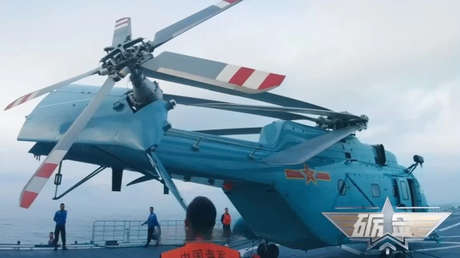 Un nuevo helicóptero no tripulado chino es avistado por primera vez en un buque de asalto anfibio