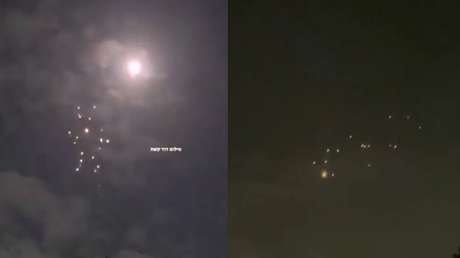 VIDEO: Ola de misiles iraníes avanza hacia Israel