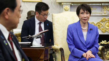 VIDEO: Reacción de la primera ministra de Japón a la broma de Trump sobre Pearl Harbor