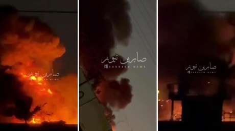 Base de EE.UU. en Irak, envuelta en llamas tras impactos directos (VIDEOS)