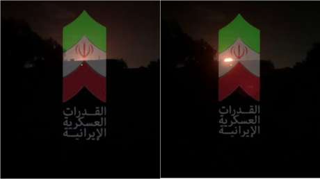 Momento exacto en que un dron alcanza una base estadounidense en Bagdad (IMPACTANTE VIDEO)