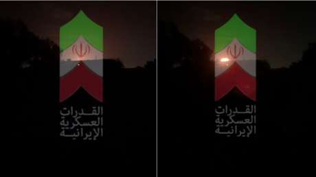 Momento exacto en que un dron alcanza una base estadounidense en Bagdad (IMPACTANTE VIDEO)