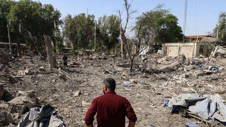 Imágenes de las devastadoras consecuencias del ataque contra un complejo residencial y turístico en Irán