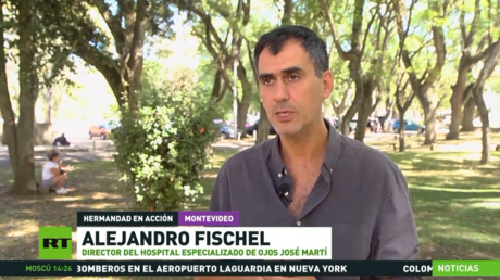 Oftalmólogos cubanos colaboran con médicos de Uruguay para curar a pacientes de pocos recursos