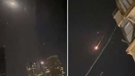 VIDEO: Misiles iraníes desafían la defensa aérea en cielos de Israel