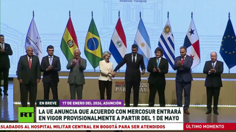 La UE anuncia que el acuerdo con Mercosur entrará en vigor provisionalmente a partir del 1 de mayo