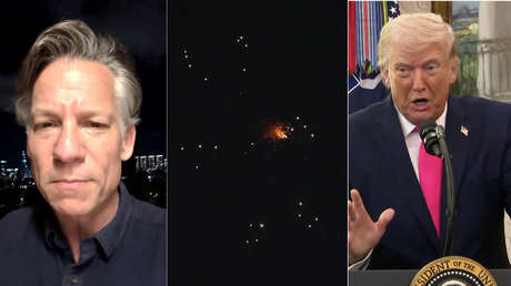 Trump canta victoria contra Irán y un periodista de NBC lo desmiente con bombas sobre su cabeza (VIDEO)