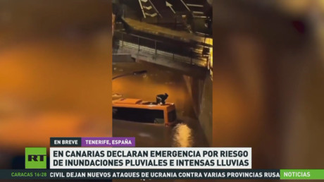 Declaran emergencia por riesgo de inundaciones pluviales e intensas lluvias en Canarias