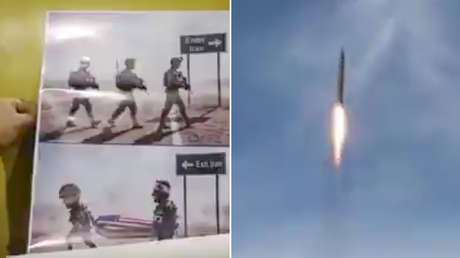 El CGRI manda gráfico mensaje de lo que espera a los soldados de EE.UU. si invaden por tierra