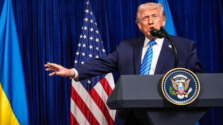 Trump evita una incómoda pregunta sobre Ucrania