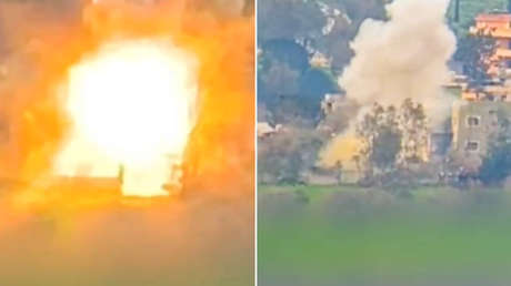 VIDEO: Hezbolá apunta e impacta a un tanque israelí