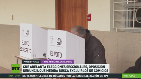 CNE de Ecuador adelanta elecciones seccionales, la oposición denuncia que la medida busca excluirla de los comicios