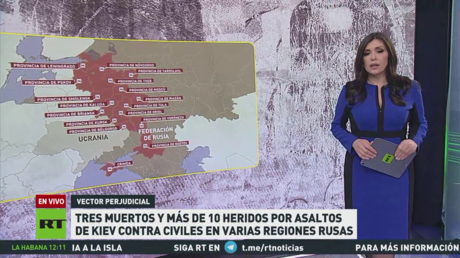 Tres muertos y más de 10 heridos por ataques ucranianos contra civiles en varias provincias rusas