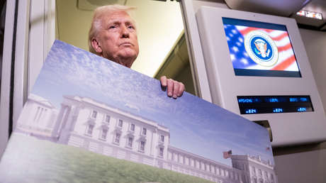 Trump construye un "enorme" complejo militar bajo el salón de baile de la Casa Blanca