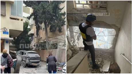 Caos en Tel Aviv: vecinos y rescatistas recorren las zonas afectadas por un ataque iraní (VIDEOS)