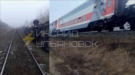 Descarrila un tren de pasajeros en Rusia