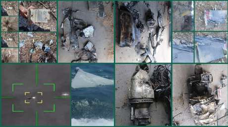 Irán muestra IMÁGENES de "un día negro" para la aviación militar y drones de EE.UU. e Israel