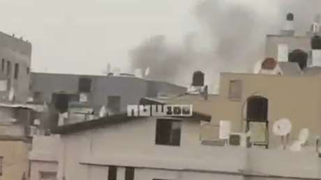 VIDEO: Columnas de humo tras misiles de represalia iraníes en Israel