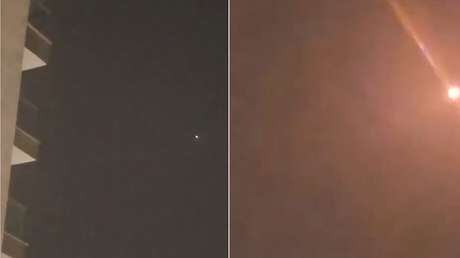 VIDEO: Misiles lanzados desde el Líbano llegan a territorio israelí