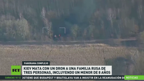 Ucrania mata con un dron a una familia rusa de tres personas, incluido un menor de 8 años