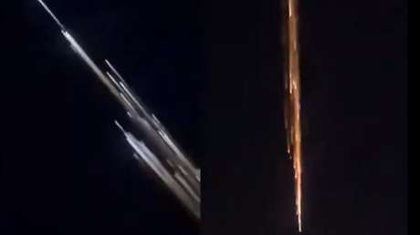 VIDEO: Racha de desechos espaciales ilumina el cielo en todo el globo