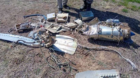 FOTOS: Lo que queda de un avanzado misil de crucero de EE.UU. interceptado por la defensa aérea de Irán