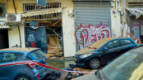 VIDEOS: Daños en edificios y autos en Tel Aviv tras un ataque con misiles iraníes