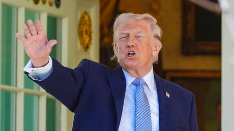 Trump comenta reportes sobre tregua de 45 días (VIDEO)