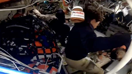 Nutella espacial se roba el 'show' durante una transmisión de Artemis II (VIDEO)