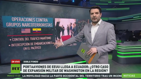 Portaviones de EE.UU. llega a Ecuador: ¿otro caso de expansión militar de Washington en la región?