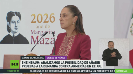 Sheinbaum: Analizamos la posibilidad de añadir pruebas a la demanda contra armerías en EE.UU.