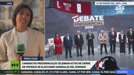 Candidatos presidenciales celebran actos de cierre en vísperas de elecciones generales en Perú
