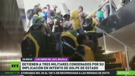 Detienen a tres militares condenados por su implicación en intento de golpe de Estado en Brasil