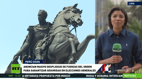 Anuncian masivo despliegue de uniformados en Perú para garantizar seguridad en las elecciones generales