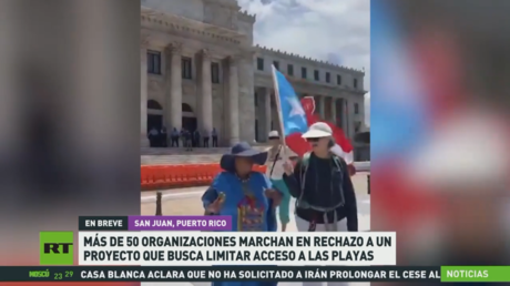 Decenas de organizaciones de Puerto Rico marchan en rechazo a proyecto que busca limitar acceso a las playas