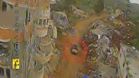 VIDEO: Hezbolá destroza un vehículo militar israelí al sur del Líbano