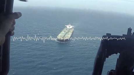 VIDEO: Así desvía EE.UU. un buque en el golfo de Omán en medio del bloqueo