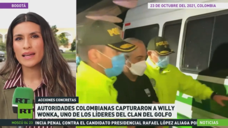 Autoridades colombianas capturaron a 'Willy Wonka', uno de los líderes del Clan del Golfo