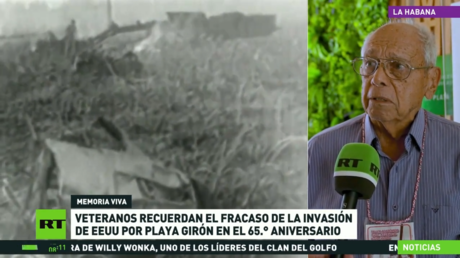 Veteranos cubanos recuerdan el fracaso de la invasión de EE.UU. por playa Girón en el 65. ° aniversario