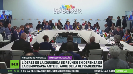 Líderes de izquierda se reúnen en Barcelona en defensa de la democracia ante el auge de la ultraderecha