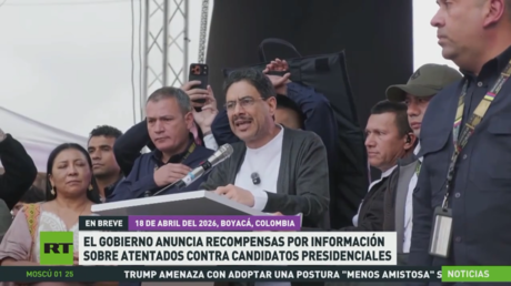 El Gobierno colombiano ofrece recompensas por informaciones sobre atentados contra candidatos presidenciales