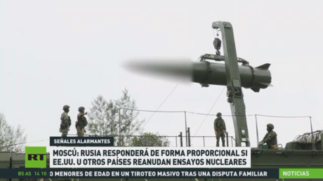 Moscú: Rusia responderá de forma proporcional si EE.UU. u otros países reanudan ensayos nucleares